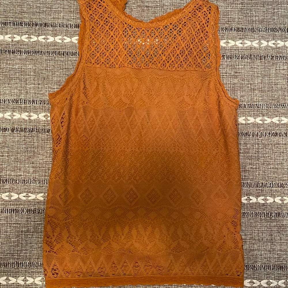 Xhilaration X-Small Lace Tank Top